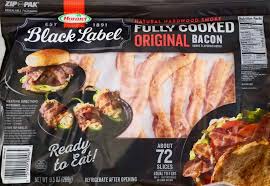 hormel black label fully cooked bacon