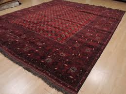 afghan bokhara red rectangle 10x12 ft