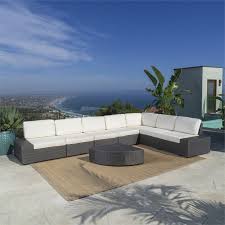 Outdoor Wicker Sectional Sofa Set
