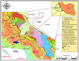 eight watersheds in eastern iraq