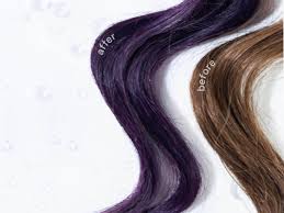It claims to use color depositing conditioners to dye brown hair bold colors like purple, red, and rose. Overtone S New Purple Hair Color For Brunettes Has A 4 000 Person Waitlist Allure
