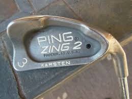 Ping Zing 2 3 Iron Black Dot Ping Karsten Jz Steel Shaft Stiff Flex Ebay