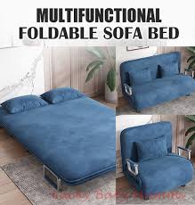 foldable velvet sofabed single sofa bed