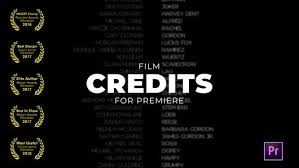 Film style rolling credits using premiere pro cc motion graphics templates. 121 Credits Video Templates Compatible With Adobe Premiere Pro