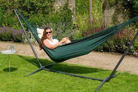 Hammock With Double Stand Easy