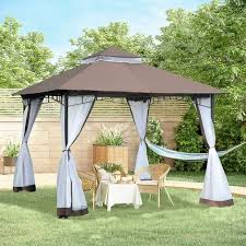 Outsunny Garden Gazebo Wedding Canopy