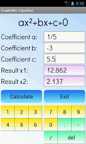 Quadratic Equation Solver Apk