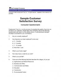 Job Placement Satisfaction Surveys Client Questionnaire