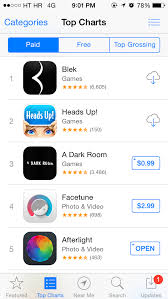 App Stores Top Charts Now Shows Fewer Apps For Performance