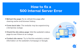 what is a 500 internal server error and