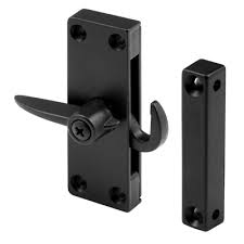 S 4063 Patio Door Security Latch Black