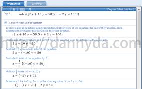 solve math equation algebra step