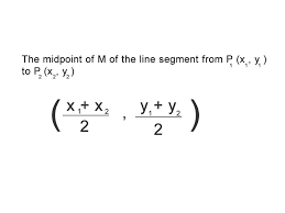 what is the midpoint formula