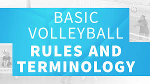 basic volleyball rules and terms the