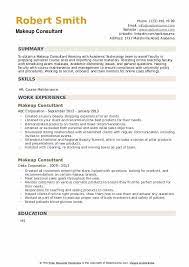 makeup consultant resume sles