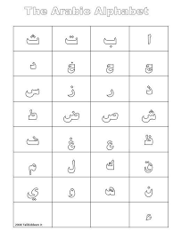 Arabic Alphabet Chart Talibiddeen Jr Companion Blog