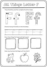 20 free letter f worksheets easy to