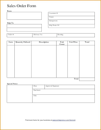 Template Order Forms Templates Free Word Pics Sales Form