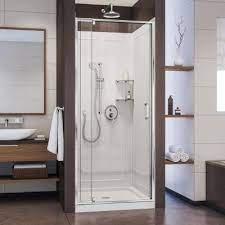 glass shower stalls kits showers