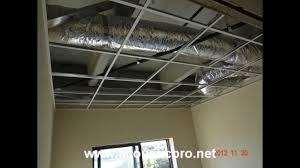 acoustical drop ceiling tile grid