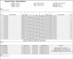 Electrical panel circuit directory template lovely printable. Revit Electrical Panel Schedule Configuration Information Revit News