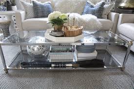 Unlike a rectangle, table decor is not spread out linear. How To Style A Two Tier Coffee Table Cuckoo4design