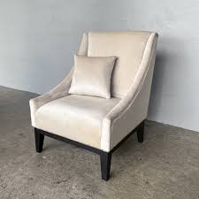 silver suede high back sofa chair