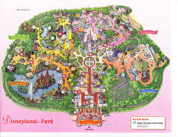 This map shows points of interest and attractions in disneyland paris. Disneyland Paris 2008 Park Map