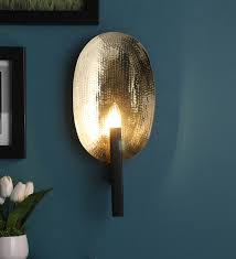 Riva Gold Metal Wall Sconces By Stello