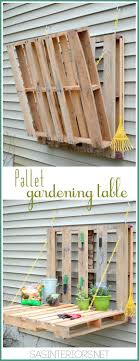 diy pallet gardening table jenna