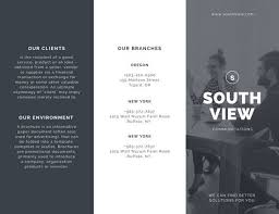 Grey Simple Business Tri Fold Brochure Templates By Canva