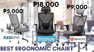 stance vs sihoo chair review