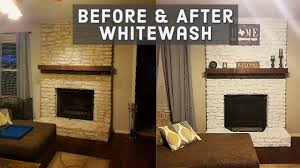 Whitewashing A Fireplace 5 Steps