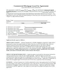 Commercial Loan Application Form Concept Commercial Loan