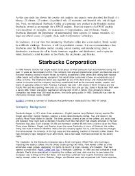 Starbucks Franchise CSR Case Study Image of page  