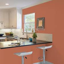 Behr 6 1 2 In X 6 1 2 In Mq1 28 Orange Flambe Matte Interior L And Stick Paint Color Sample Swatch