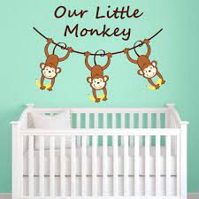 Our Little Monkey Wall Decal Wall