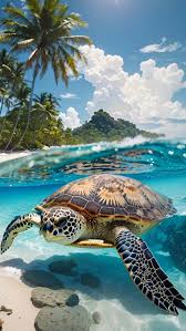 beach turtle cool wallpapers