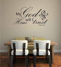 Verse Wall Decals Psalm 91 My God