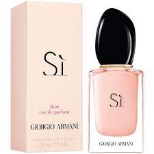 This eau de parfum resembles fresh sheets that. Giorgio Armani Si Fiori Edp 30 Ml