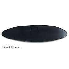 Maybe you would like to learn more about one of these? 36 Inch Round Metal Fire Pit Cover In Black Finish
