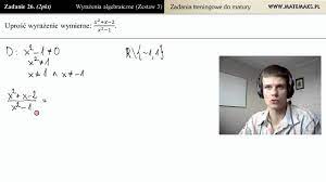 Zad26] Uprość wyrażenie algebraiczne (wyrażenia algebraiczne - zestaw 3) -  YouTube