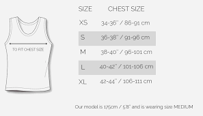 Size Chart Top 175 Gba Athleisure