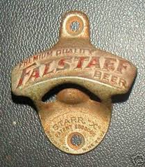 antique falstaff wall mount bottle