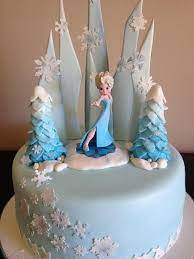 Fondant Cake Elsa gambar png