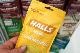 19 halls honey lemon cough drops