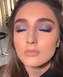 stunning prom makeup ideas for a blue dress