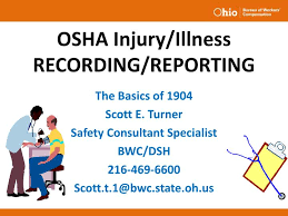 Ppt Osha Injury Illness Recording Reporting Powerpoint