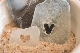 How To Cut Hearts Into Beach Glass