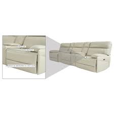 Benz Cream Home Theater Leather Seating